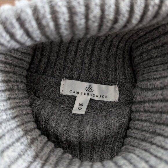 RW&CO turtleneck sweater dress grey size XS - Picture 9 of 14